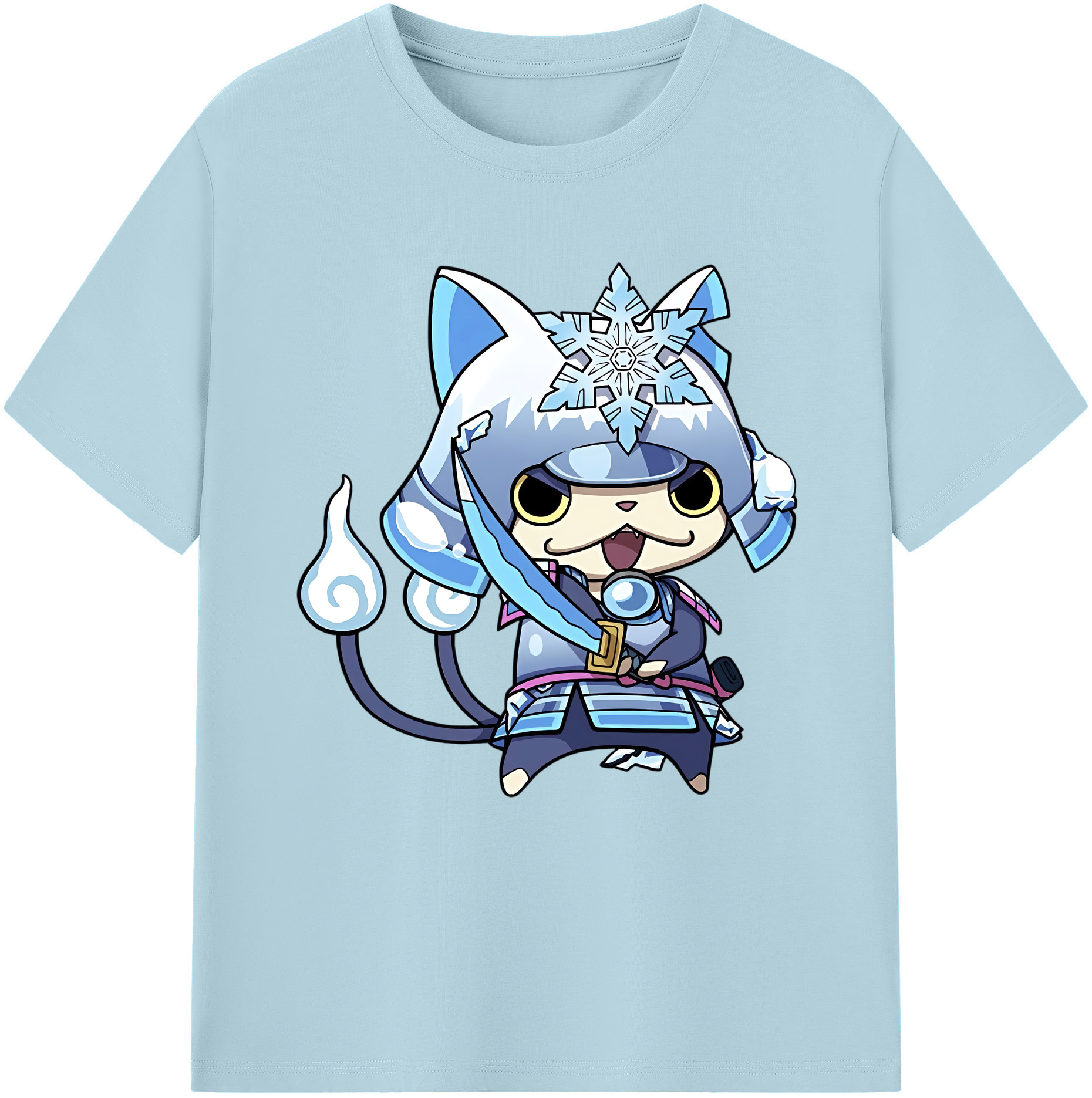 （画像用） 妖怪ウォッチ Yo-kai Watch 綿100％半袖Tシャツ（フロントプリント）